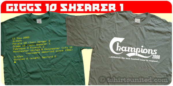 Giggs 10 Shearer 1 T-Shirt