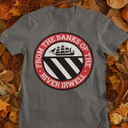 From the Banks of the River Irwell Badge Large Print T-Shirt
