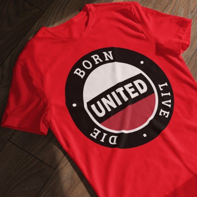 Born Live Die United Badge Large Print