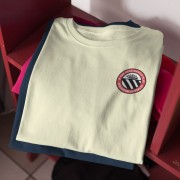 Rome or Mandalay Badge Pocket Print T-Shirt