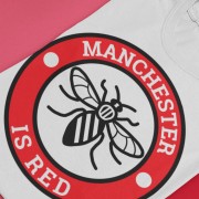 Manchester Is Red Badge Large Print T-Shirt