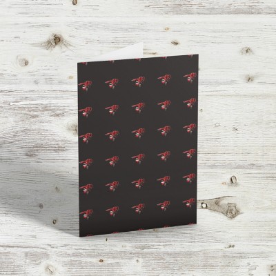 Red Army Bees Greetings Card