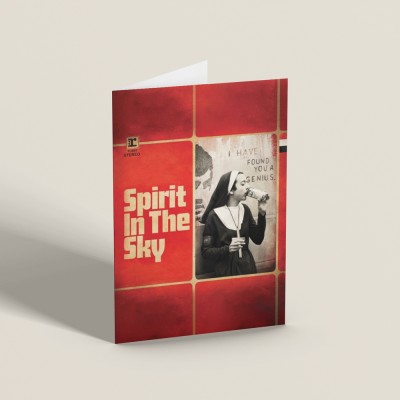 Spirit In The Sky Greetings Card