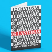 Twelve Cantonas Greetings Card