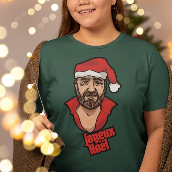 Sweat-shirt "Salut Père Noël" Unisexe - T-shirt De Noël Humoristique, Multicolore, Coton, Neuf Avec étiquettes