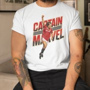 Bryan Robson: Captain Marvel T-Shirt