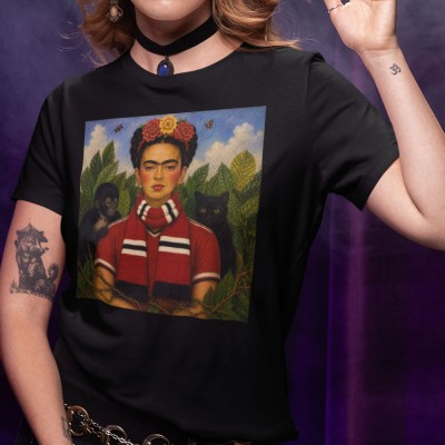 Frida Kahlo with United Barscarf