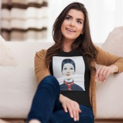 L.S. Lowry "A Portrait of Ann (with Bar Scarf)" T-Shirt