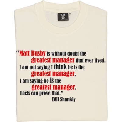 Matt Busby "Greatest Manager" Quote