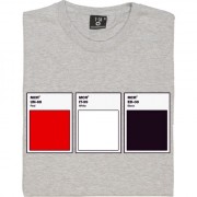 Red White and Black Swatches T-Shirt