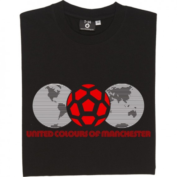United Colours Of Manchester (Globes) TShirt TShirtsUnited