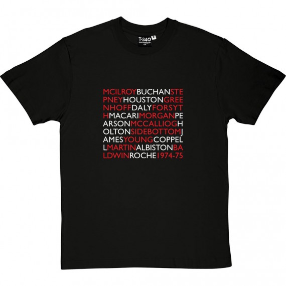 1974-75 Manchester United Squad T-Shirt
