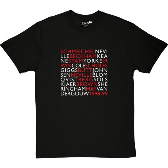 1998-99 Manchester United Squad T-Shirt