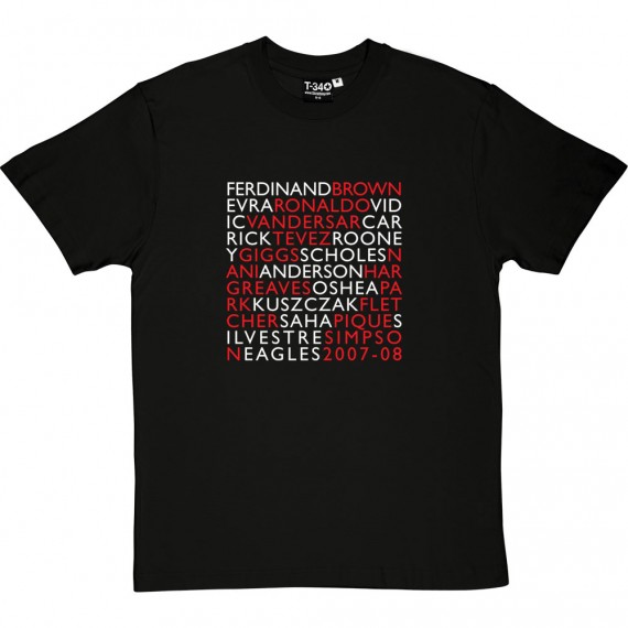 2007-08 Manchester United Squad T-Shirt