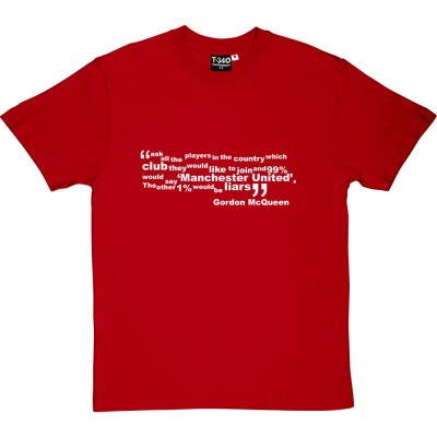 Gordon McQueen "99 Percent" Quote