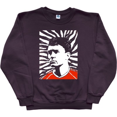 Bryan Robson Woodcut