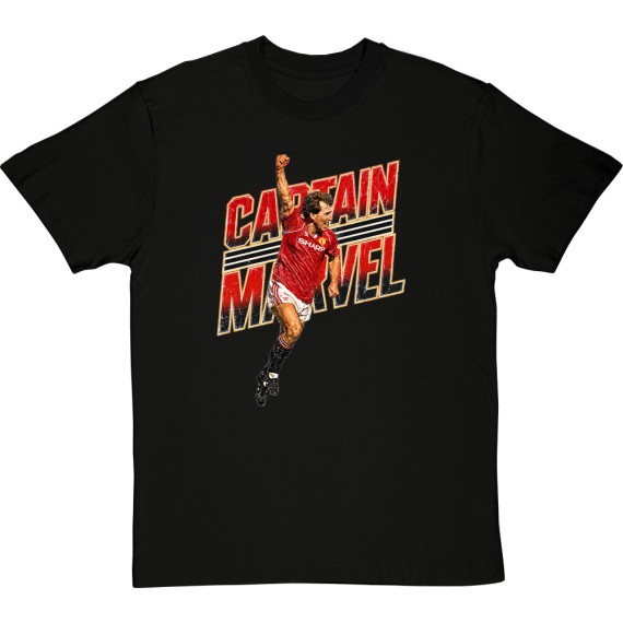 Bryan Robson: Captain Marvel T-Shirt