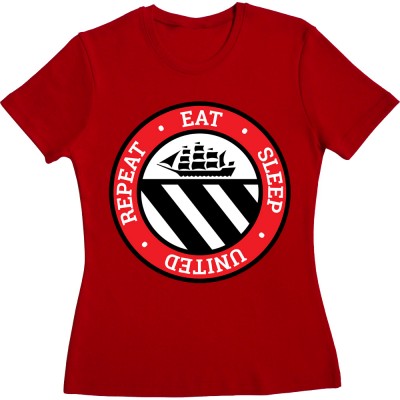 Eat Sleep United Repeat Badge Large Print