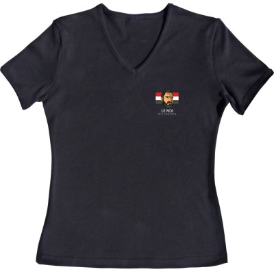 Eric Cantona "Le Roi" Head and Flag Pocket Print