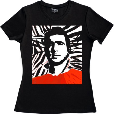 Eric Cantona Woodcut