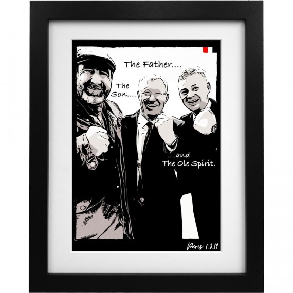 The Father, The Son and The Ole Spirit Art Print