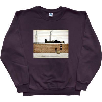LS Lowry "Man Lying On A Wall (With Bar Scarf)"
