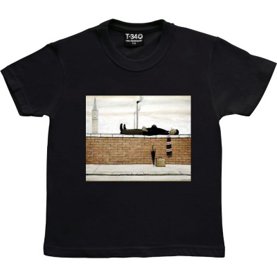LS Lowry "Man Lying On A Wall (With Bar Scarf)"
