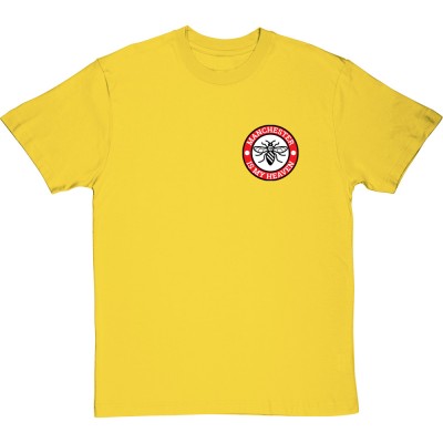 Manchester is My Heaven Bee Badge Pocket Print