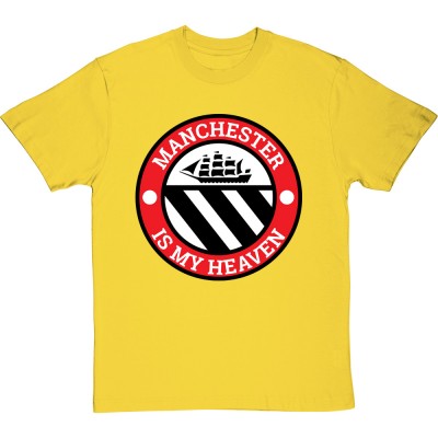 Manchester is My Heaven Ship Badge Large Print