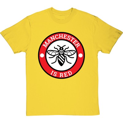 Manchester Is Red Badge Large Print