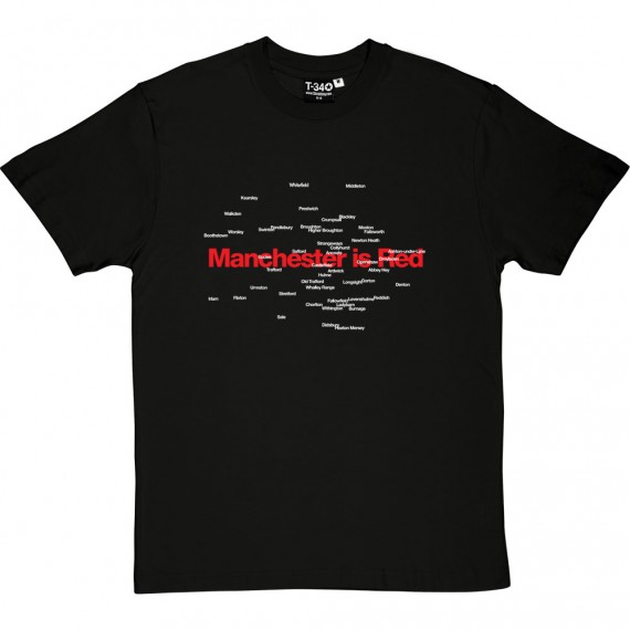 Manchester Is Red Districts T-Shirt