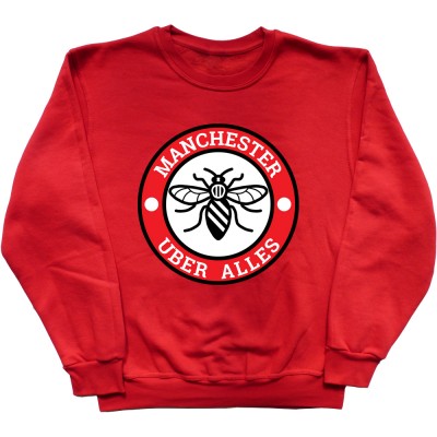 Manchester Uber Alles Bee Badge Large Print
