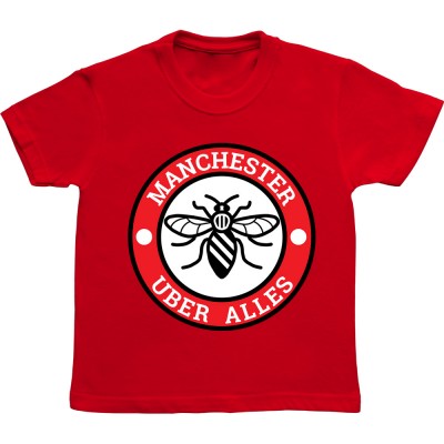 Manchester Uber Alles Bee Badge Large Print