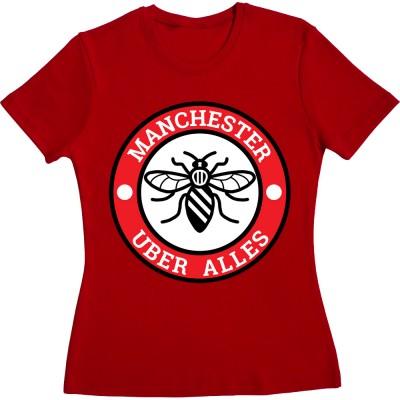 Manchester Uber Alles Bee Badge Large Print