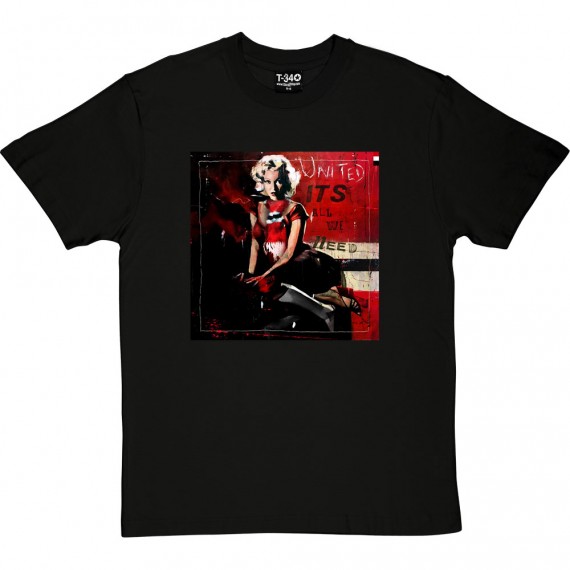 Marilyn Monroe Red, White and Black T-Shirt