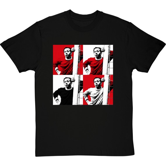 Nobby Stiles Andy Warhol Style T-Shirt