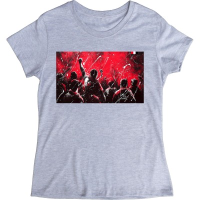 Red Army Splatter Painting