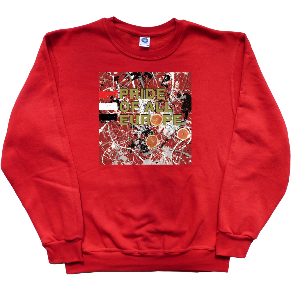 Red White and Black Drip Painting TShirt TShirtsUnited