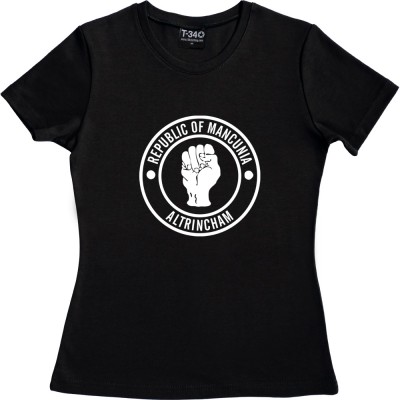 Personalised Republic of Mancunia Manchester Districts (White Print)