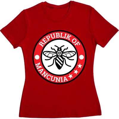 Republik of Mancunia Badge Large Print