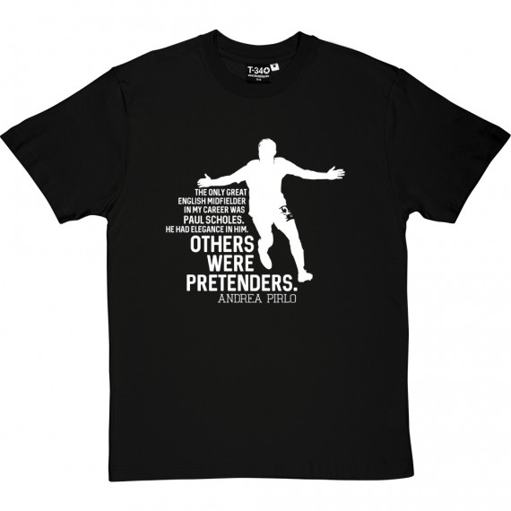 Paul Scholes "Pretenders" Quote T-Shirt