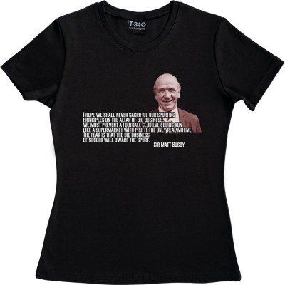 Sir Matt Busby "Principles" Quote