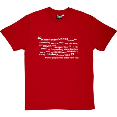 Manchester United "Soul" Quote