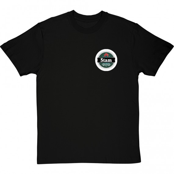 Stam Beer Mat (Pocket Print) T-Shirt