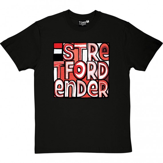Stretford Ender (Red, White and Black) T-Shirt