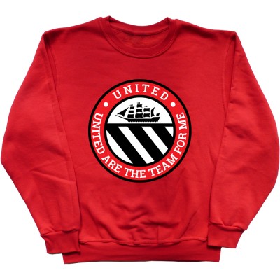 United Are The Team For Me Badge Large Print
