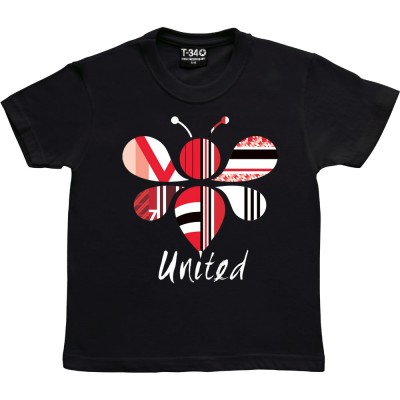 Manchester Bee Red, White and Black