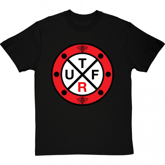 UTFR Bee Badge Large Print T-Shirt