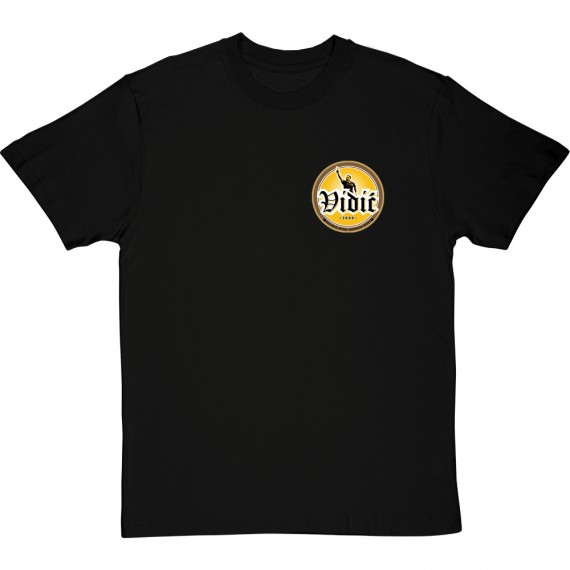 Vidic Beer Mat (Pocket Print) T-Shirt