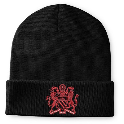 Manchester Coat of Arms Embroidered Beanie Hat